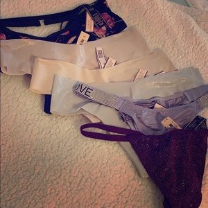 Victoria’s Secret❣️6 Sparkle/Floral/Seamless❣️ NWT